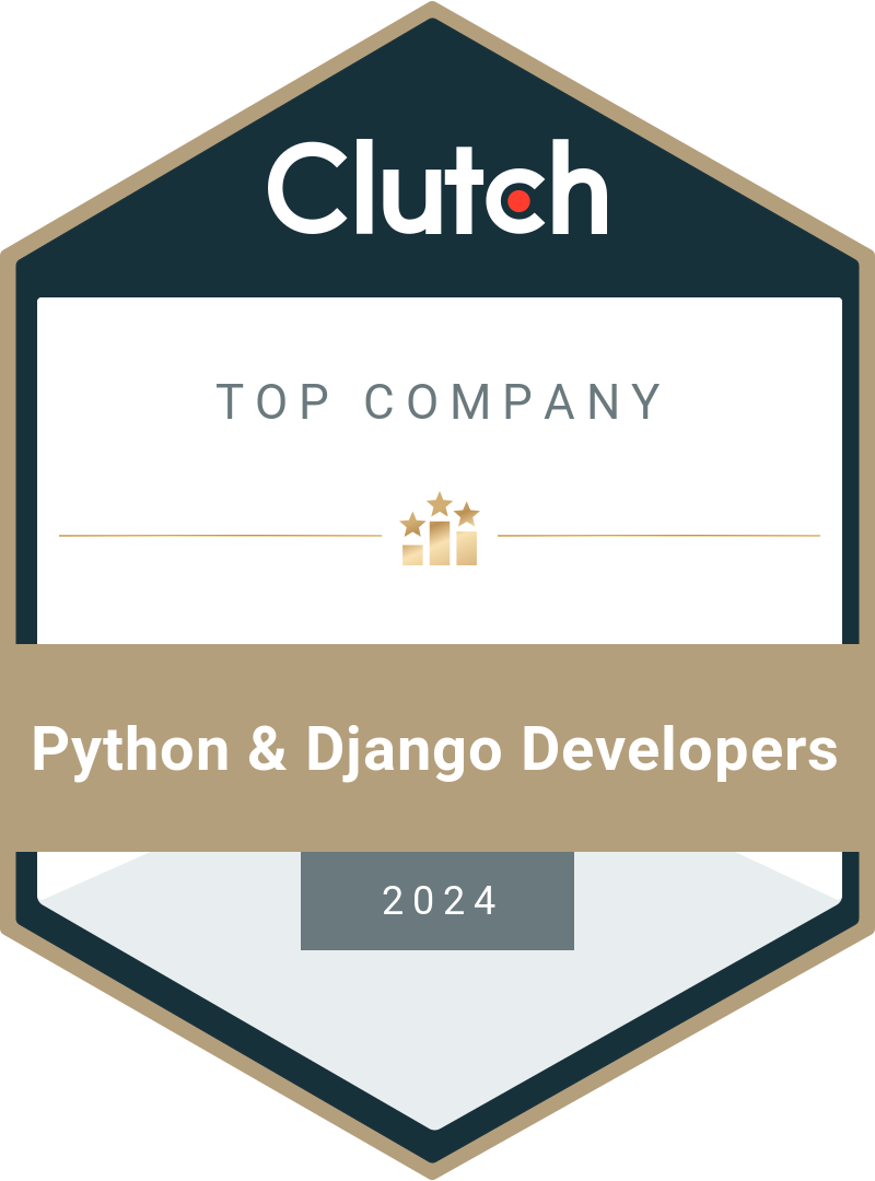 clutch, python & django developers, python & django, bage, award, top company