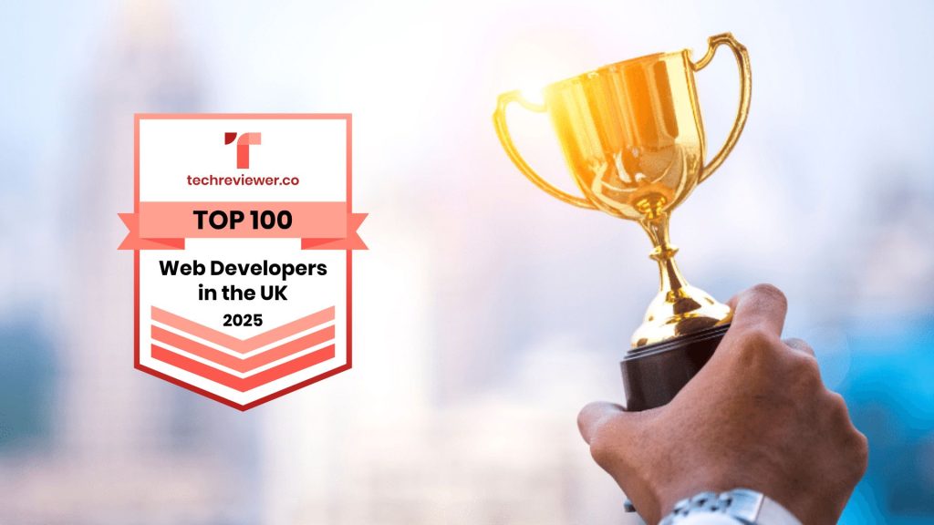 Top 100 Web Development Companies in the UK by Techreviewer.co, Top 100 Web Development Companies, Web Development Companies in the UK, Techreviewer.co, industry recognition, awards, IT awards, web development, web development companies