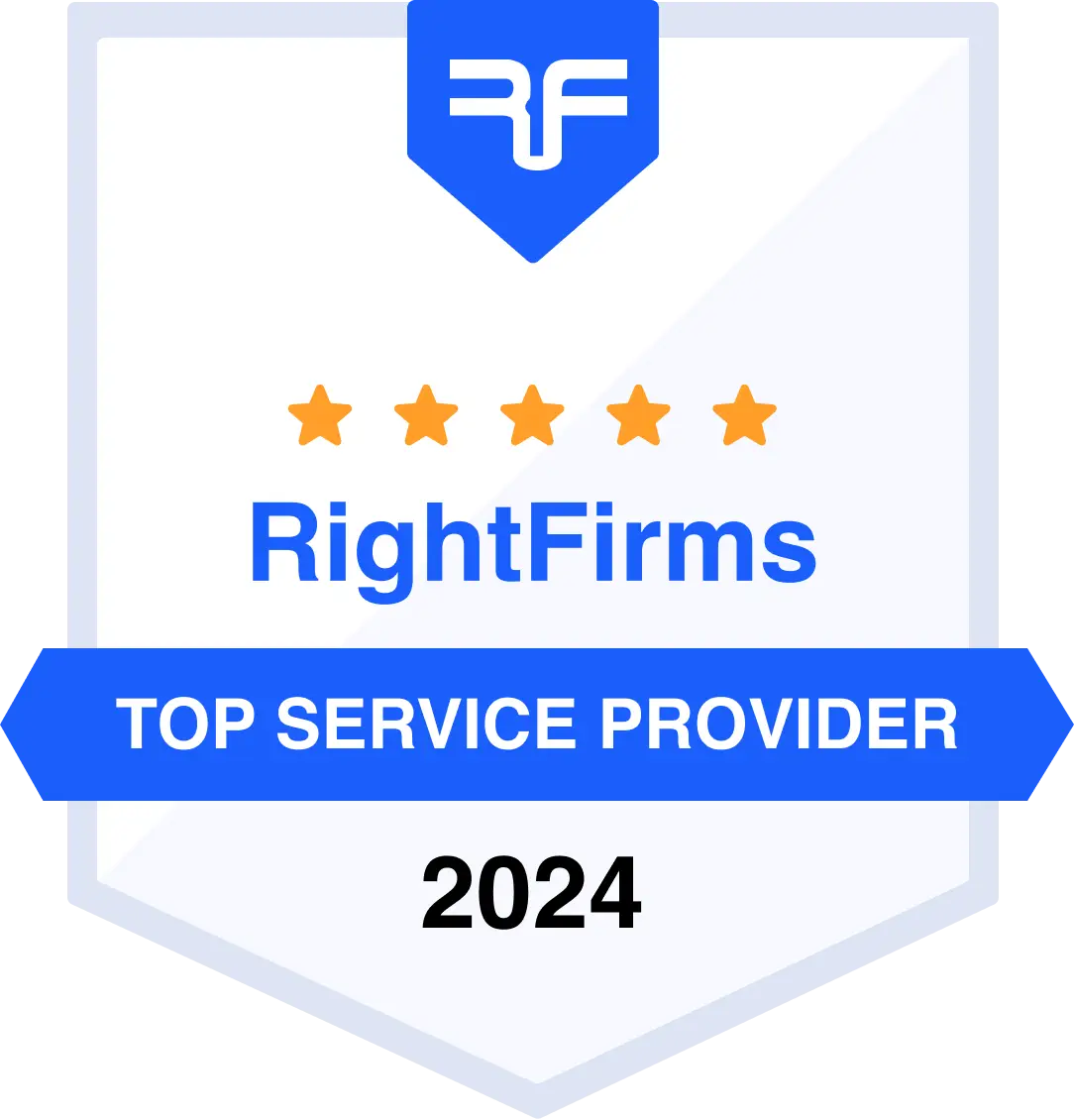 top service provider, top service provider 2024, rightfirms, it services, software development services, software development services company, IT company, industry recognition, awards, it awards, it industry recognition