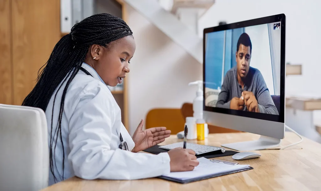 Telemedicine, healthcare, doctors, pandemic, doctor, Patients, regular appointments, Virtual appointments, healthcare systems, Hospitals and clinics, checkups, medication reviews, mental health sessions, Medications, Emergencies, therapists and counselors, Virtual therapy sessions, mental health professionals, licensed therapist