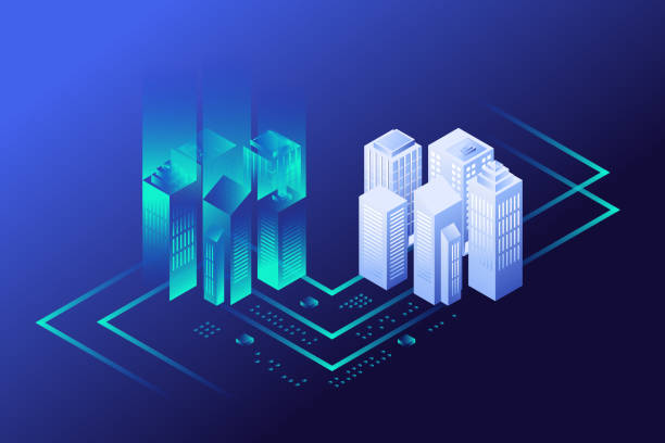 BIM & Digital Twin Development, Digital Twins Technology Illustration, future of building construction, architects and engineers
