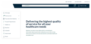 pharmacy, UI/UX design, web design, web app, wordpress, wordpress development, healthcare